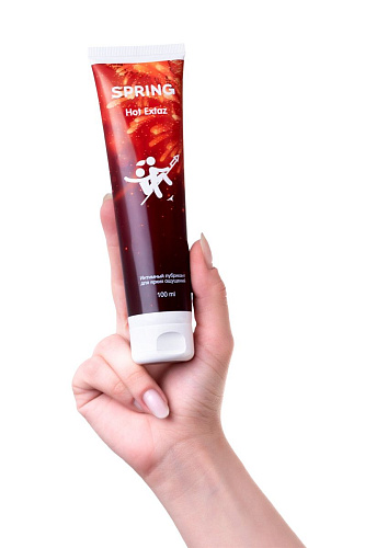 Согревающий интимный лубрикант SPRING HOT EXTAZ