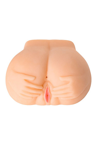 Телесные вагина и анус с вибрацией ToyFa Juicy Pussy 893011