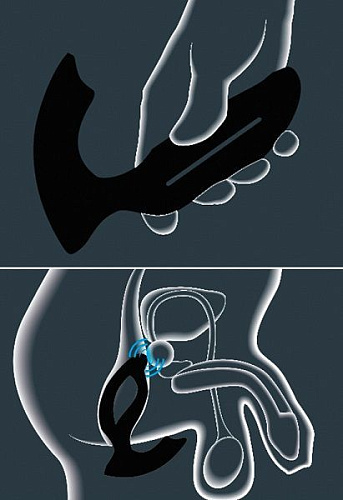 Стимулятор простаты чёрного цвета Joy Division Xpander X2 Size S 17400