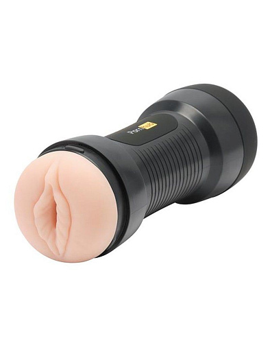 Телесный двусторонний мастурбатор Pornhub Double Down «вагина и ротик» 95702