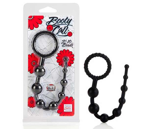 Силиконовая анальная цепочка California Exotic Novelties X-10 BEADS SE-1197-00-2