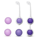 Комплект фиолетовых вагинальных шариков Blush Novelties Kegel Training Kit BL-444004