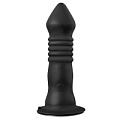 Чёрная анальная пробка с вибрацией Dream Toys MENZSTUFF VIBRATING BUTT PLUG 7INCH 21255 (18 см)