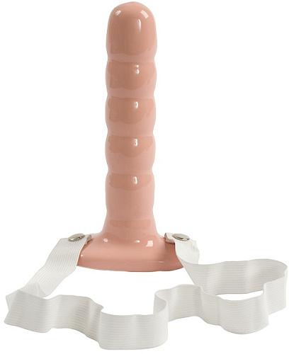 Страпон на резинке телесного цвета Doc Johnson PLUNGER 0710-03-CD