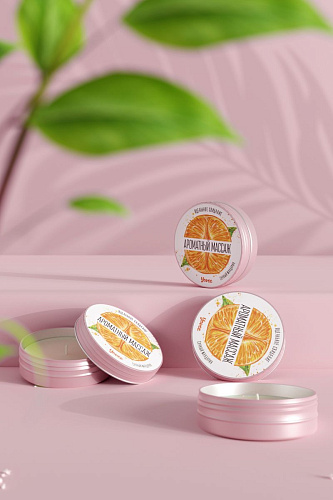 Массажная свеча с ароматом мандарина ToyFa «Ароматный массаж» 722007