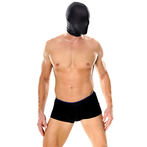 Чёрная закрытая шлем-маска на лицо Pipedream PD3855-03