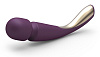 Большой профессиональный массажёр фиолетового цвета Lelo Smart Wand Large Plum LEL8265