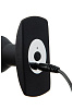 Чёрный анальный вибромассажёр Dream Toys WIRELESS REMOTE PLUG 21697 (13 см)