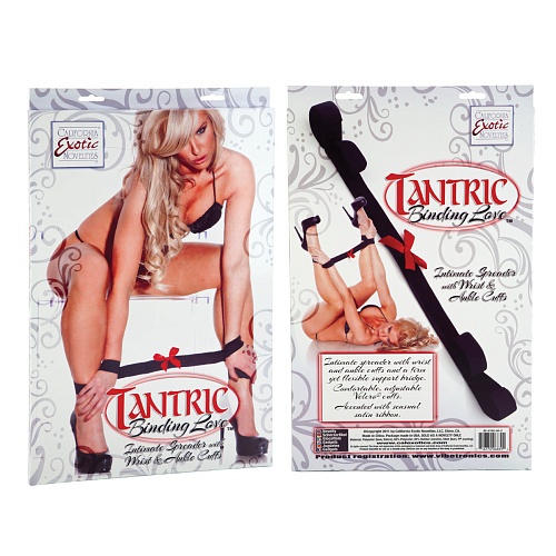 Наручники Tantric Binding Love Intimate Spreader with Wrist   Ankle Cuffs California Exotic Novelties SE-2702-30-3