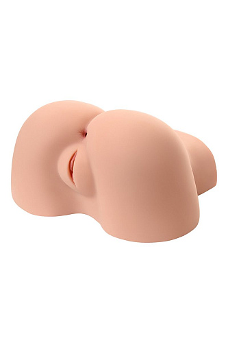 Мастурбатор-полуторс телесного цвета с вибрацией, ротацией и голосом KOKOS Alice M10-03-29-1V