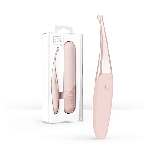 Розовый точечный вибромассажёр EDC Wholesale Senzi Vibrator SEN001PNK (14,7 см)