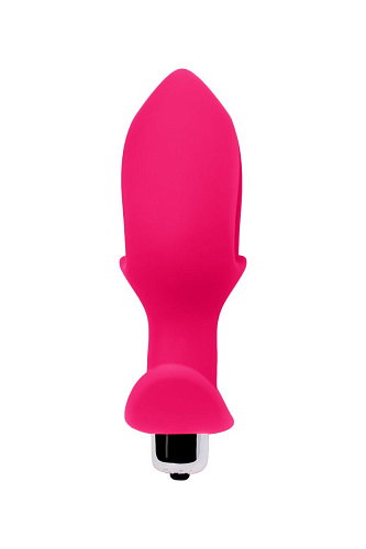 Розовая анальная вибровтулка в форме сердца POPO Pleasure 731336 (14 см)