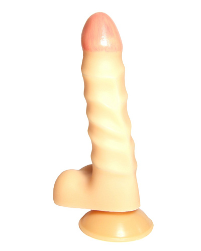 Телесный фаллоимитатор-реалистик с присоской Сумерки богов №25 201-25 BX DD (16,5 см)