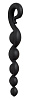 Чёрная анальная цепочка Fun Factory Bendybeads 38108 (26,2 см)