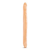 Телесный двусторонний фаллоимитатор Blush Novelties B Yours 16 Double Dildo BL-52013 (40,6 см)