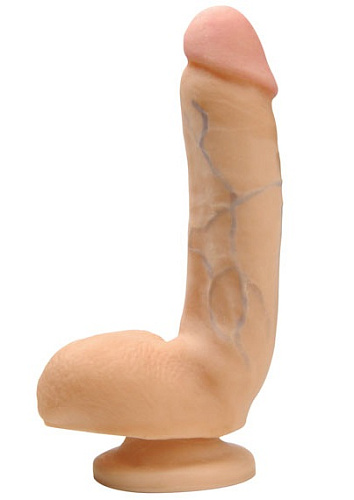 Телесный фаллоимитатор с мошонкой Topco Sales Wildfire Real Man CyberSkin Dream Dick 1101266 (23 см)