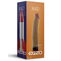 Реалистичный мультискоростной вибратор без мошонки EGZO Mad Rocket VNS004 (20,5 см)