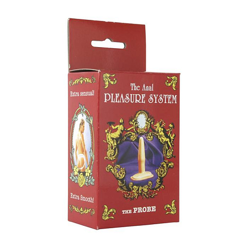 Малая чёрная анальная пробка Seven Creations The Probe 8199SBLKSC (12 см)