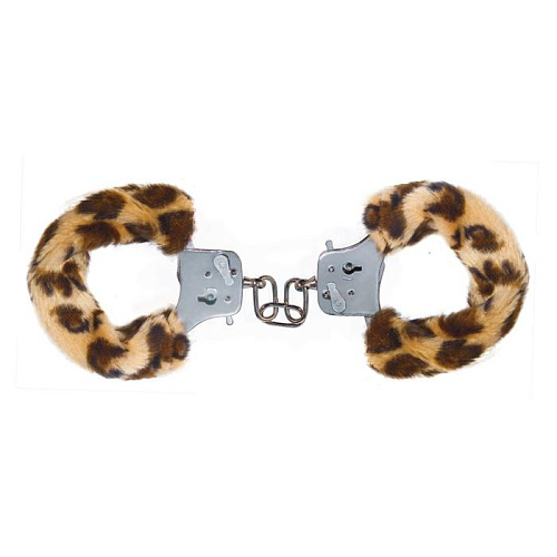 Наручники с леопардовым мехом Toy Joy Furry Fun Cuffs Leopard 3006009507