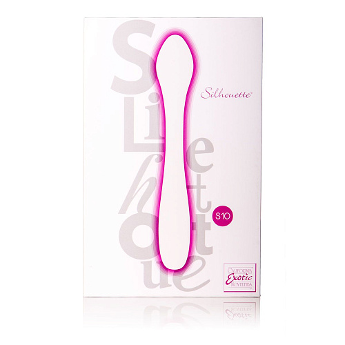 Розовый перезаряжаемый вибратор California Exotic Novelties Silhouette S10 SE-4591-25-3 (16,5 см)