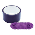Комплект для связывания BONDX BONDAGE RIBBON   LOVE ROPE PURPLE Dream Toys 21006
