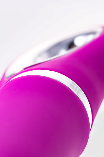 Лиловый вибратор с клиторальным стимулятором JOS JOLY 783005 (19,6 см)