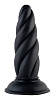 Чёрная спиралевидная втулка ToyFa 901328-5 (13 см)