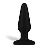 Чёрный плаг из силикона Erotic Fantasy HT-B3-BLK (14 см)