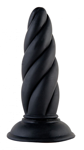 Чёрная спиралевидная втулка ToyFa 901328-5 (13 см)