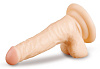 Телесный фаллоимитатор на присоске Brazzers DWS001 (16 см)