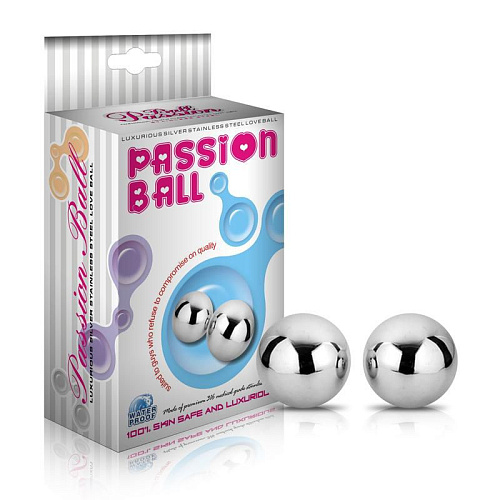 Стальные вагинальные шарики Lovetoy Passion Ball AN-PS05-02