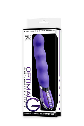 Фиолетовый стимулятор G-точки NMC OPTIMAL G 7.5INCH RECHARGEABLE VIBRATOR 111685 (20,3 см)