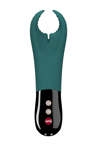 Бирюзовый фаллостимулятор с вибрацией Fun Factory Manta 5300859