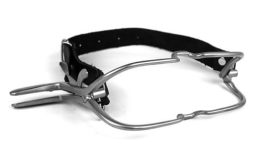Металлический расширитель для рта House of steel Jenning mouth gag with belts MG163