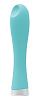 Голубой силиконовый вибромассажёр с ямкой NS Novelties Candy NSN-0205-17 (10,2 см)