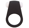 Чёрное эрекционное виброкольцо Dream Toys LIT-UP SILICONE STIMU RING 4 BLACK 21160