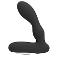 Чёрный вибромассажёр простаты Baile Brave BI-040032-0801