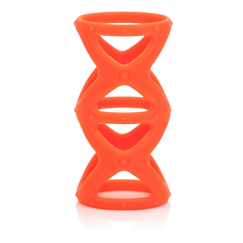 Набор оранжевых насадок на пенис California Exotic Novelties Posh Silicone Lovers Cages SE-1369-40-3
