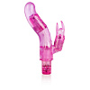 Розовый вибромассажер California Exotic Novelties 10-Function Bendie Bounding Bunny Vibes SE-0638-10-2 (22,8 см)