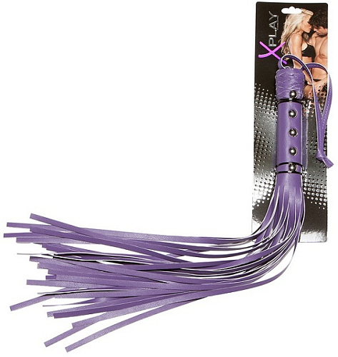 Многохвостая сиреневая плеть Allure Lingerie X-Play 2043