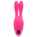 Розовый вибратор Howells INDULGENCE Rechargeable Dream Bunny 174215pink (15 см)