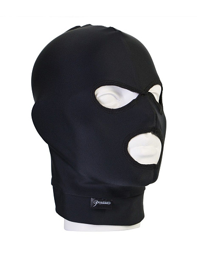 Чёрная маска на голову Pipedream Spandex Hood PD4423-23