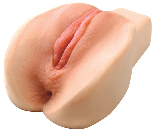 Телесные вагина и анус с вибрацией Topco Sales Heather Vandeven Vibrating CyberSkin Pet Pussy Ass 1097087