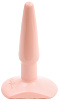 Телесная анальная пробка Doc Johnson SMALL 0244-01-CD