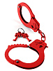 Металлические красные наручники Pipedream Designer Metal Handcuffs PD3801-15