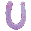 Фиолетовый анально-вагинальный стимулятор Seven Creations Double Mini Dong Twin Head Lavender N002P9F090P9SC (30 см)