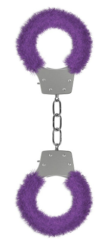 Фиолетовые пушистые наручники Shots Media BV OUCH! Purple OU004PUR