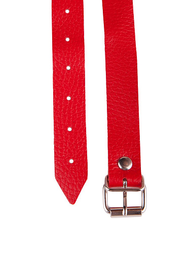 Кляп-кольцо на красных ремешках Sitabella 3092-2