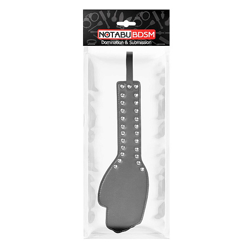 Чёрная шлёпалка-рука с металлическими заклёпками Bior toys NTU-80446 (29 см)