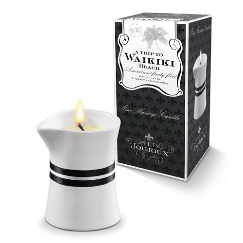 Массажное масло в виде малой свечи с ароматом кокоса и ананаса MyStim Petits Joujoux Waikiki Beach 46723